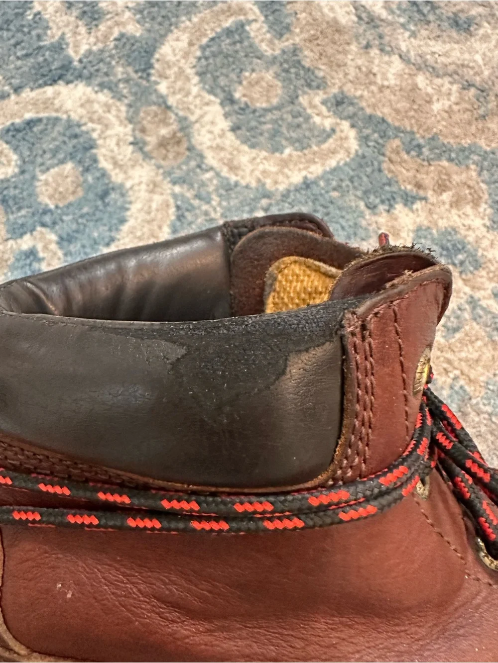 Irish Setter Brown Leather Moc Toe Work Boots with Tan Outsole